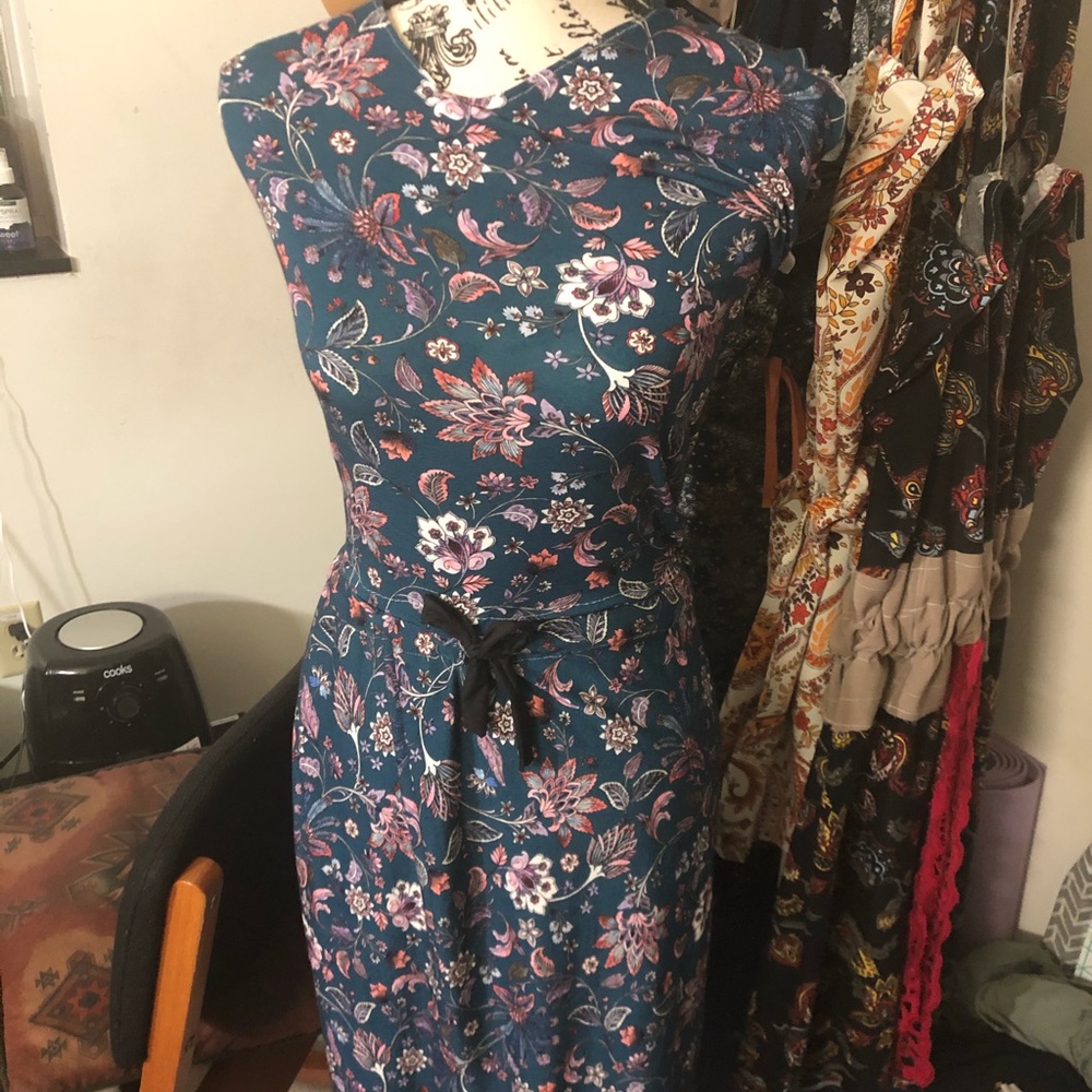Floral Long Pant Romper